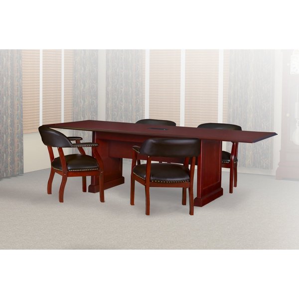 Rectangular Conference Table, 48 in X 96 in X 30 in, Wood Veneer Top