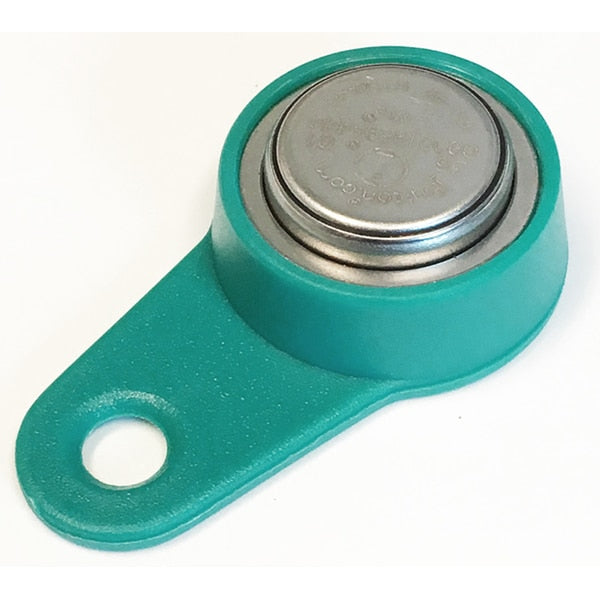 Teal-Colored DS1990A Magnetic iButtons 10PK