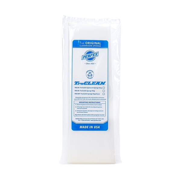 Truclean Hydro-Sorb Sponge Mop, Sponge, PK25