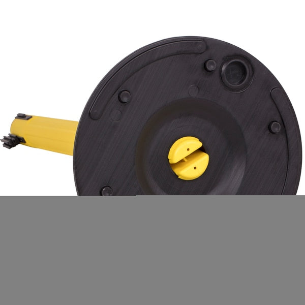 Barrier Post with Belt, HDPE, Yellow, PR