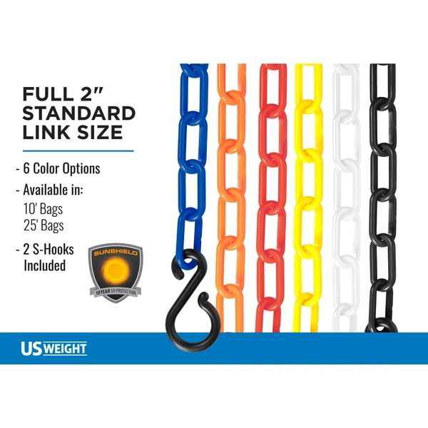 Sun Shield Blue Plastic Chain By Us W, 2