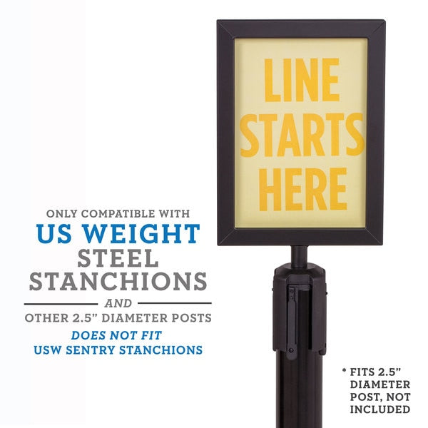 Steel Frame Sign Holder
