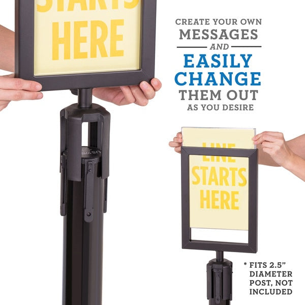 Steel Frame Sign Holder