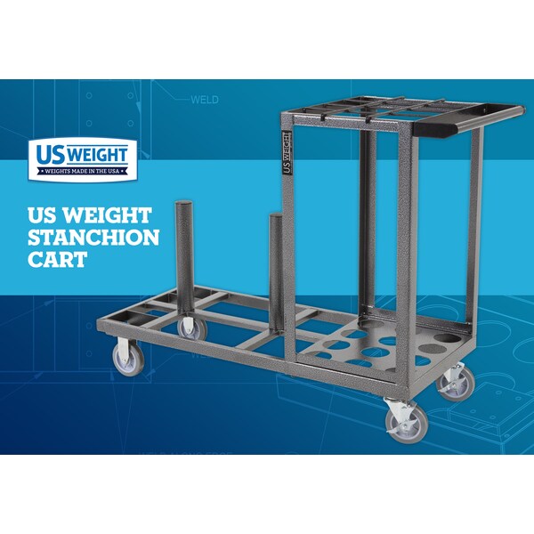 Steel Cart, for up to 12 Stanchions