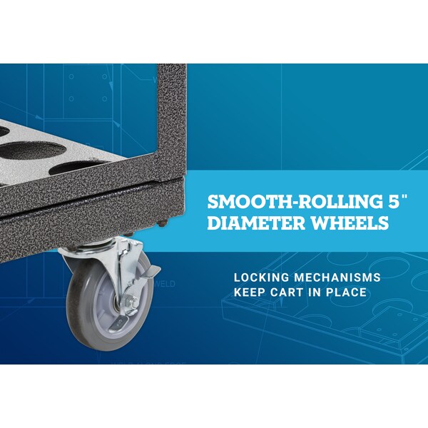 Steel Cart, for up to 12 Stanchions