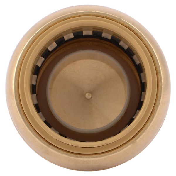 DZR Brass End Stop, 1 in Tube Size