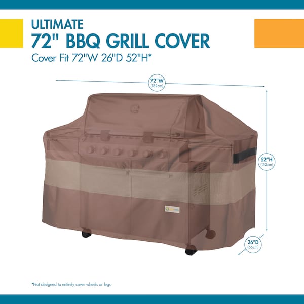 Ultimate Heavy Duty Barbecue Grill Cover, 72