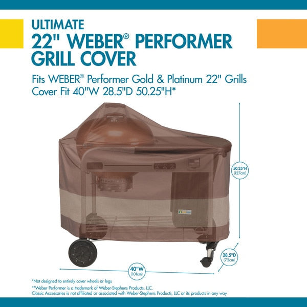 Ultimate Heavy Duty Weber Barbecue Grill Cover, Ul, 40