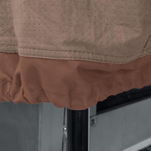 Ultimate Mocha Patio Barbecue Grill Hood Cover, 33
