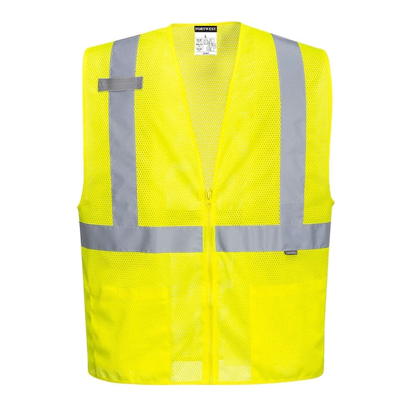 Economy Mesh Zip Vest, XXXL