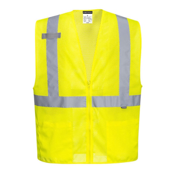 Economy Mesh Zip Vest, XXL