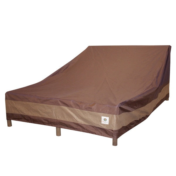 Ultimate Mocha Patio Double-Wide Chaise Cover, 82