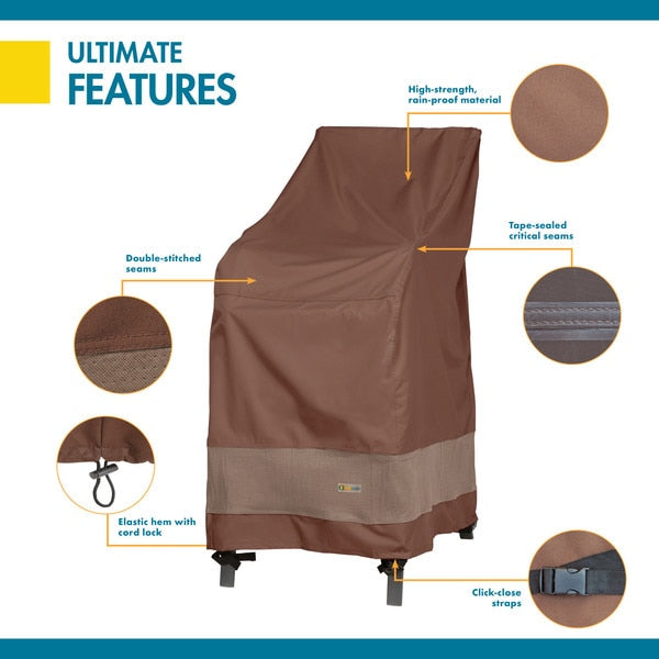 Ultimate Mocha Patio Stackable Chair Cover, Ultima, 30