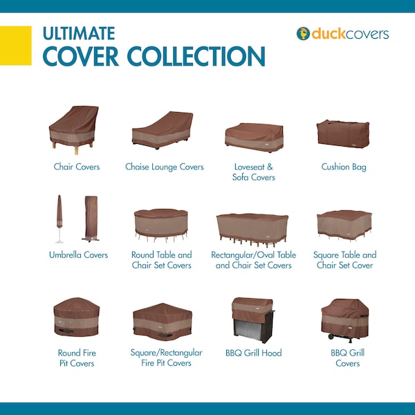 Ultimate Mocha Patio Chair Cover, 32