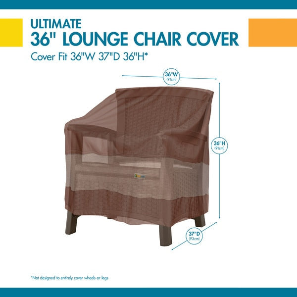 Ultimate Mocha Patio Chair Cover, 36