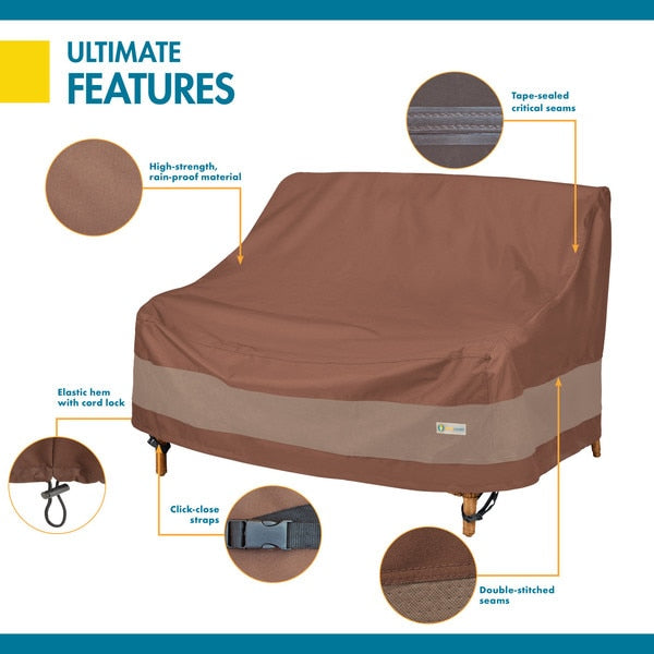 Ultimate Brown Patio Loveseat Cover, 58