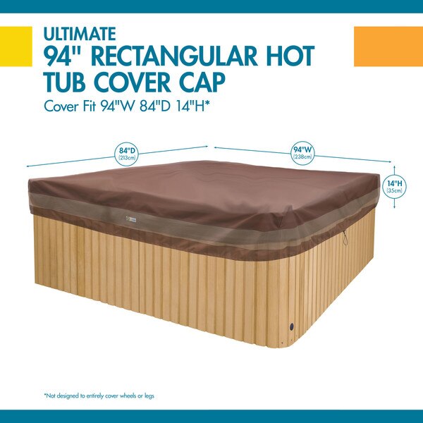Ultimate Brown Patio Hot Tub Cover, Ultimate, 94