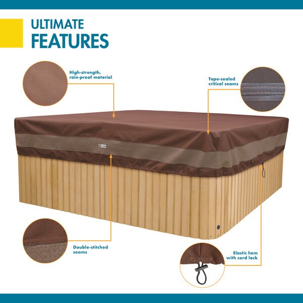 Ultimate Brown Patio Hot Tub Cover, Ultimate, 94