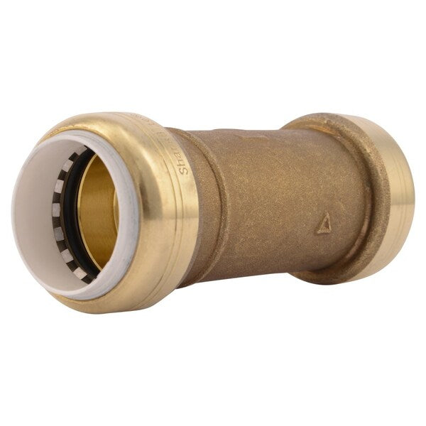DZR Brass Slip Coupling, 1 in Tube Size