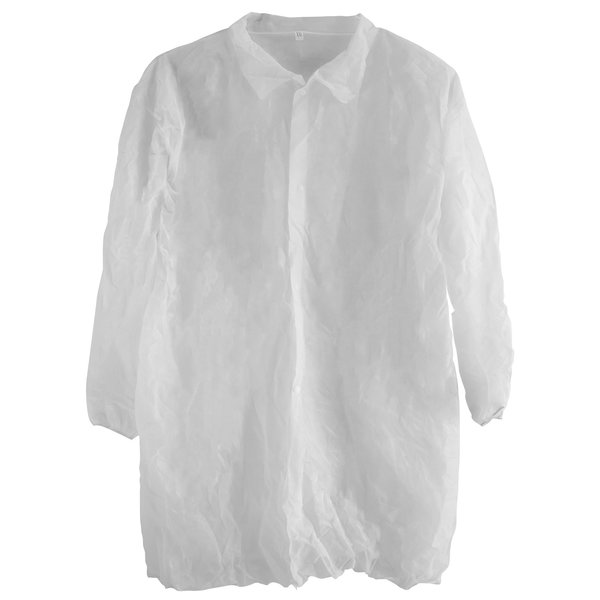 Lab Coat, Cool Wear, White 1XL, PK30