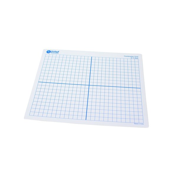X-Y Axis Dry Erase Mat, Centimeter, PK10