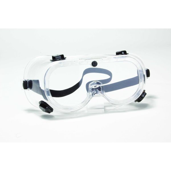 Safety Goggles, Indirect Vent, Pc Lens