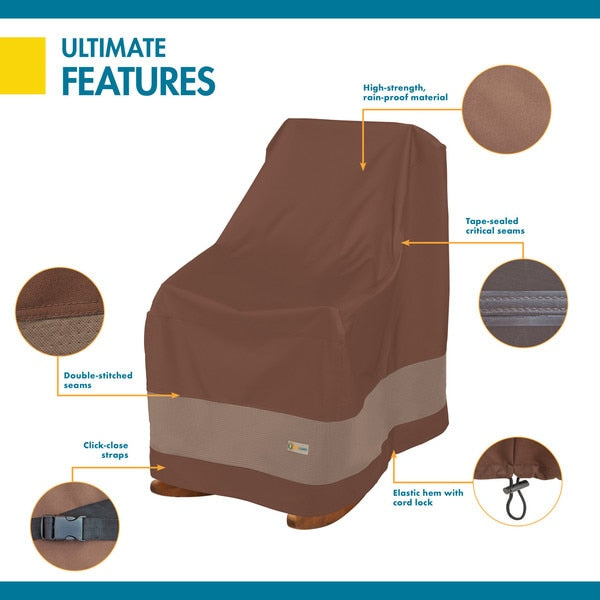 Ultimate Brown Patio Rocking Chair Cover, 28