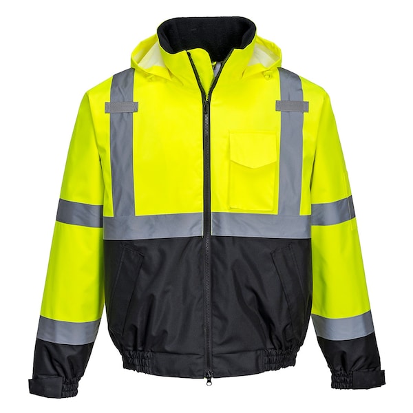 Hi-Vis Premium Bomber Jacket, XL