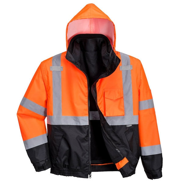 Hi-Vis 3in1 Premium Bomber Jkt, XL