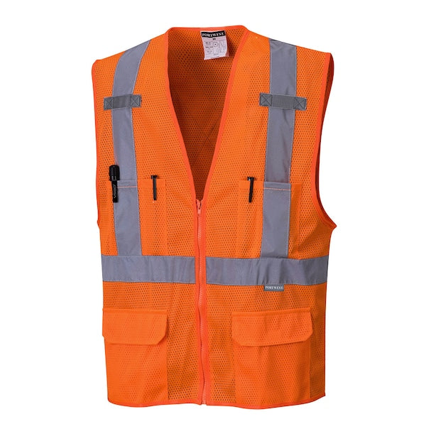 Atlanta Hi-Vis Mesh Vest, Med