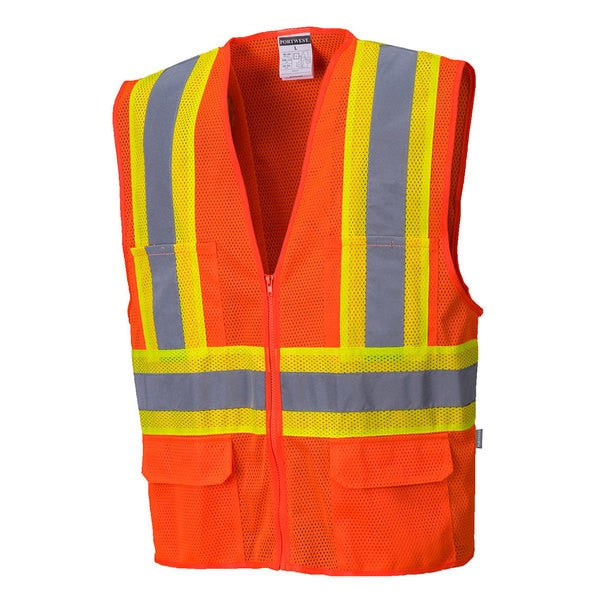 Tulsa Contrast Hi-Vis Vest, L