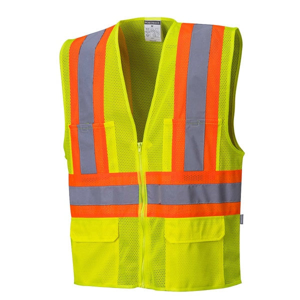 Tulsa Contrast Hi-Vis Vest, XL