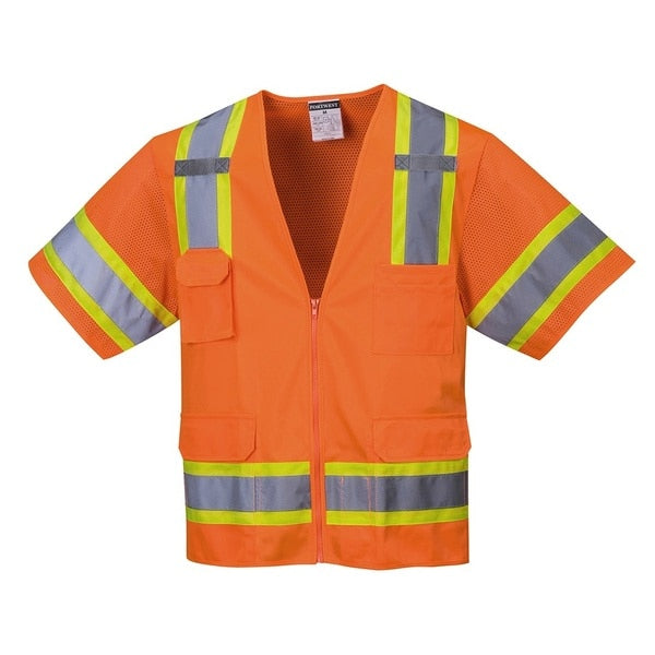 Aurora Sleeved Hi-Vis Vest, XL