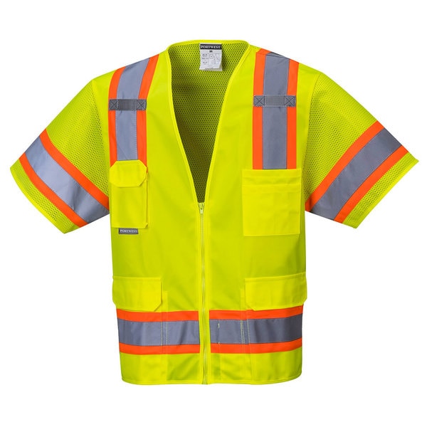 Aurora Sleeved Hi-Vis Vest, XL