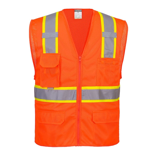 Orlando Contrast Mesh Vest, L