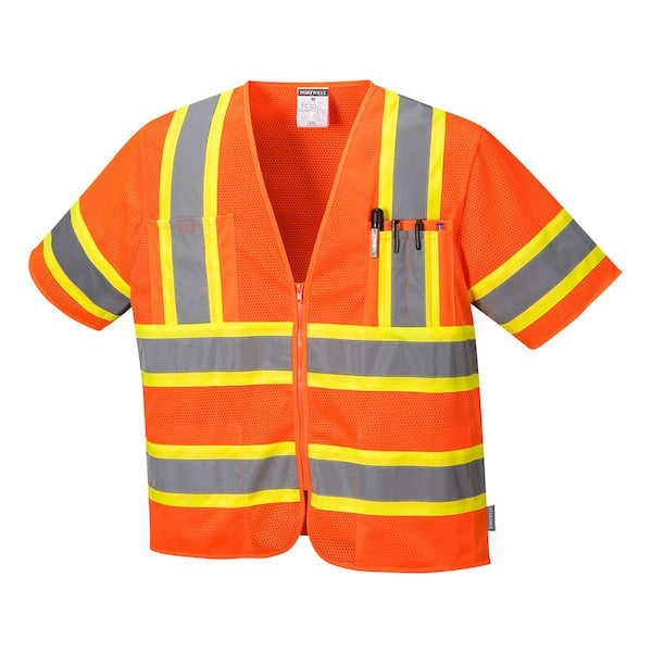 Augusta Sleeved Hi-Vis Vest, XL