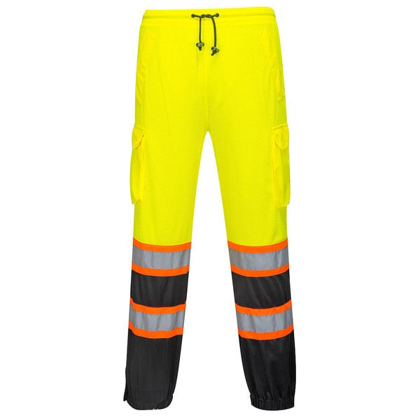 Two-Tone Mesh Over Pants, XL