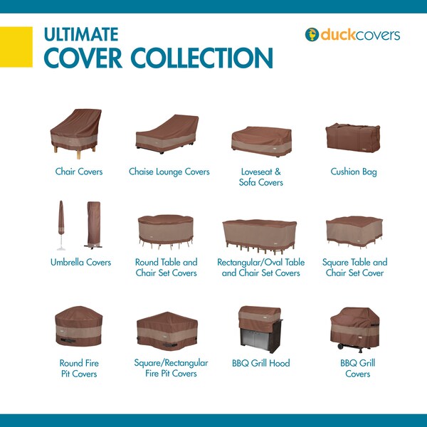 Ultimate Mocha Patio Offset Umbrella Cover, Ultima, 34
