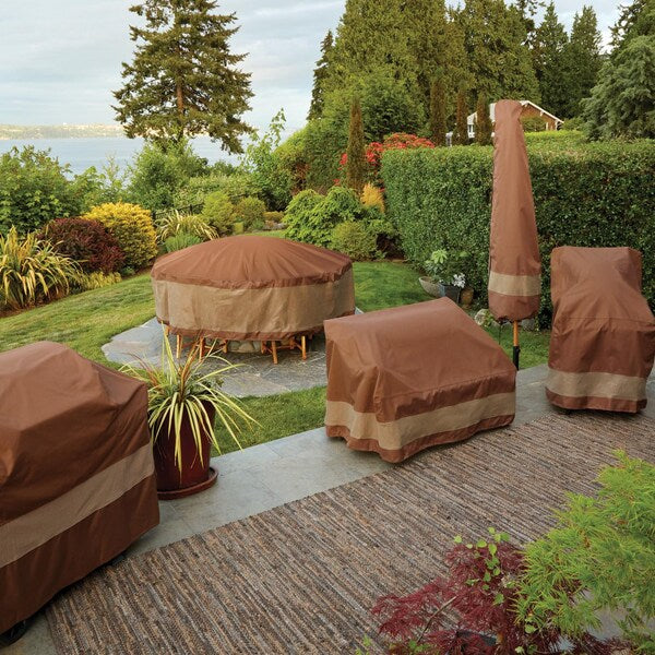 Ultimate Mocha Patio Offset Umbrella Cover, Ultima, 34