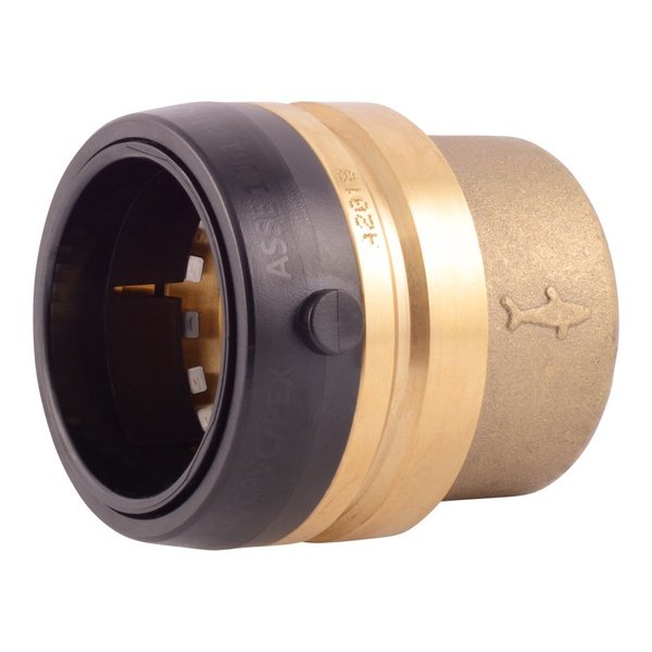 DZR Brass End Stop, 1-1/2 in Tube Size