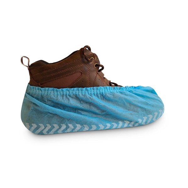Shoe Cover, Blue, XL, PK300