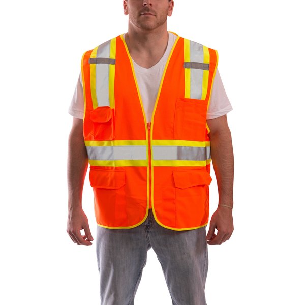 Job Sight Visibility Vest, Orange