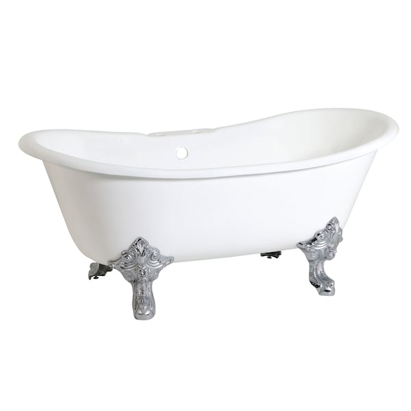 VCT7DS6731NL1 Clawfoot Tub, 66.94