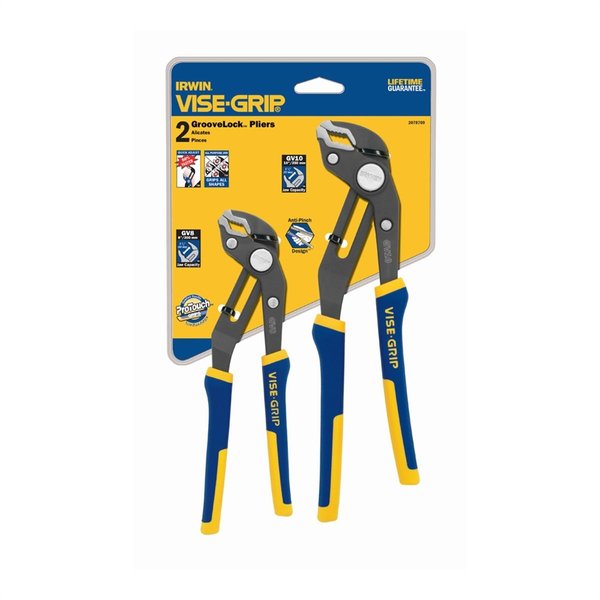 GrooveLock Pliers Clamshell Set, 2 pcs.