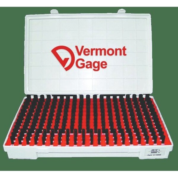 Pin Gauge Set, Tool Steel, 125 pcs.