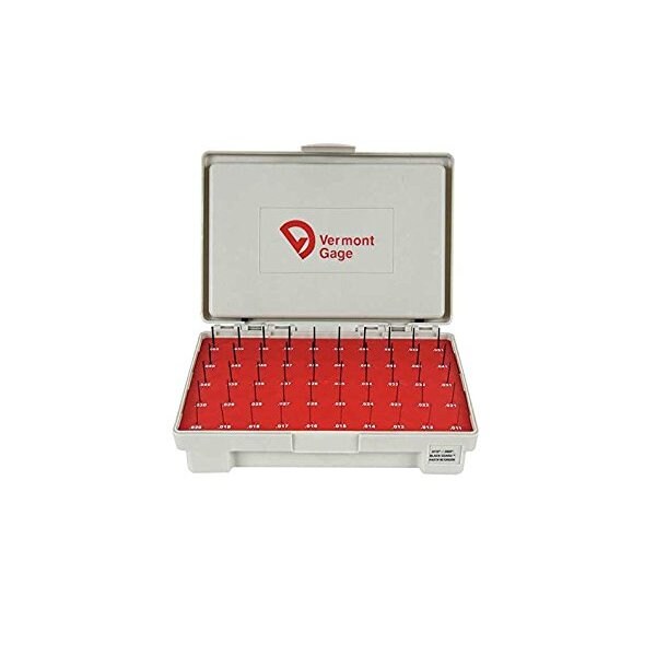 Pin Gauge Set, Tool Steel, 50 pcs.