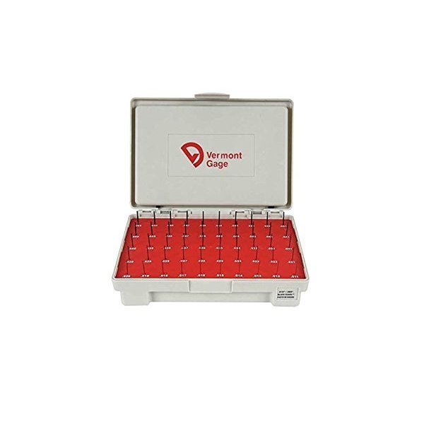 Pin Gauge Set, Tool Steel, 50 pcs.