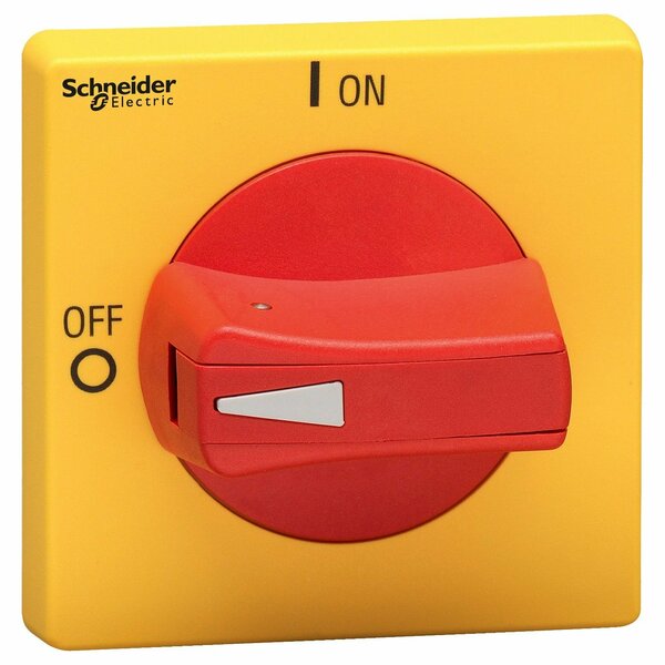 Protruding Red Handle, Single 22mm Hole