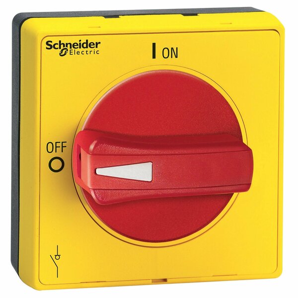 Protruding Red Handle Screw Fixing