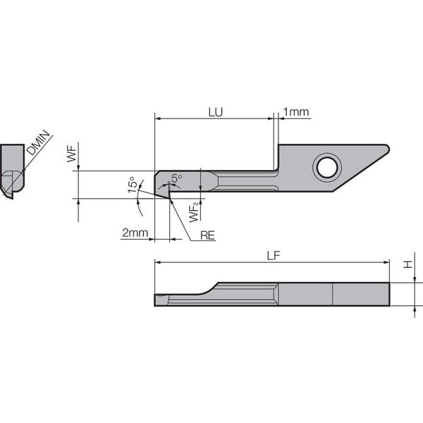 Micro Bar, for Steel Back Boring